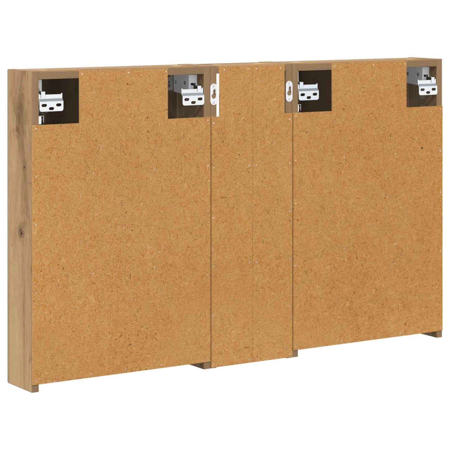 Bathroom Cabinet Set 3 pcs 100 x 10.5 x 60.5 cm Engineered wood