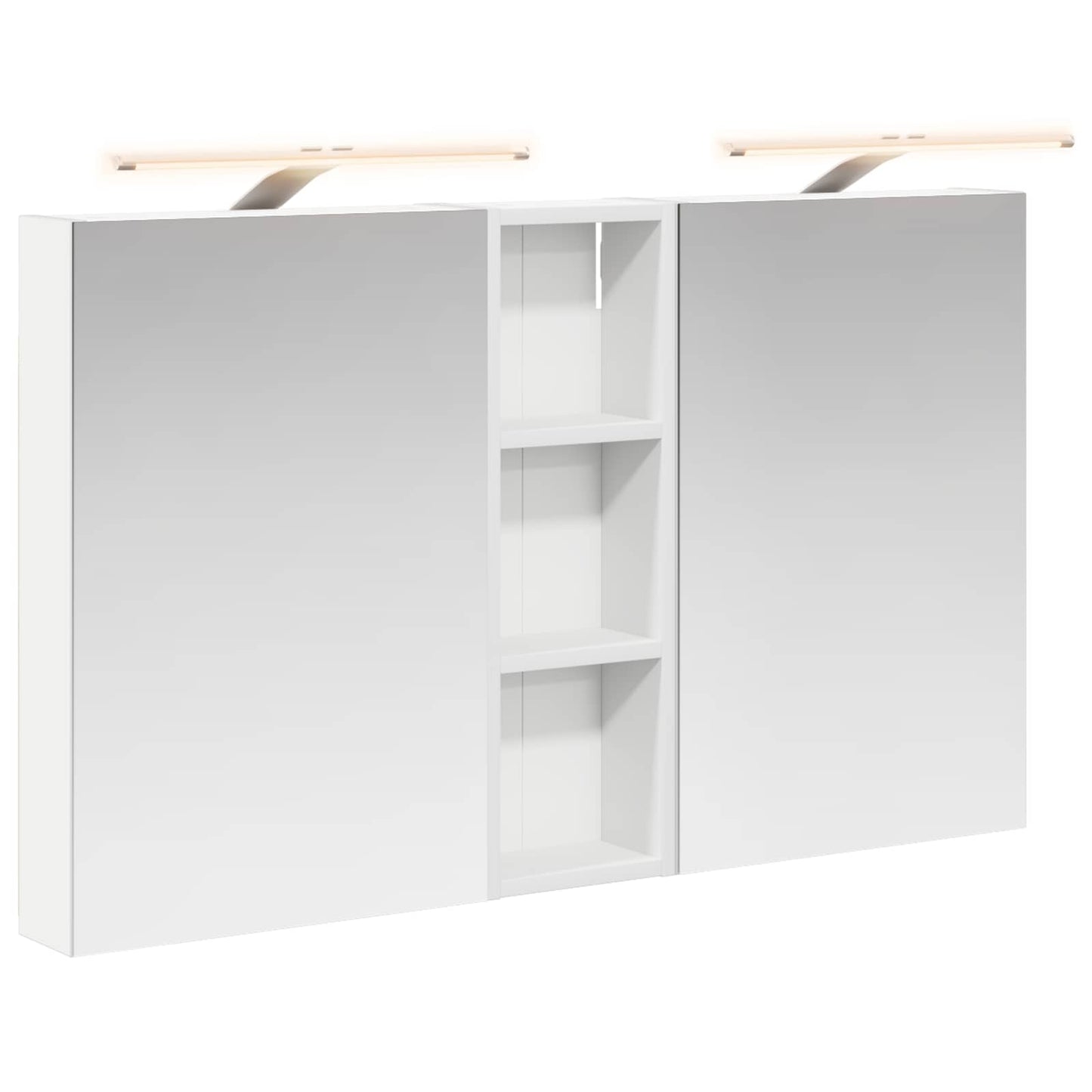 Bathroom Cabinet Set 3 pcs 100 x 10.5 x 60.5 cm Engineered wood
