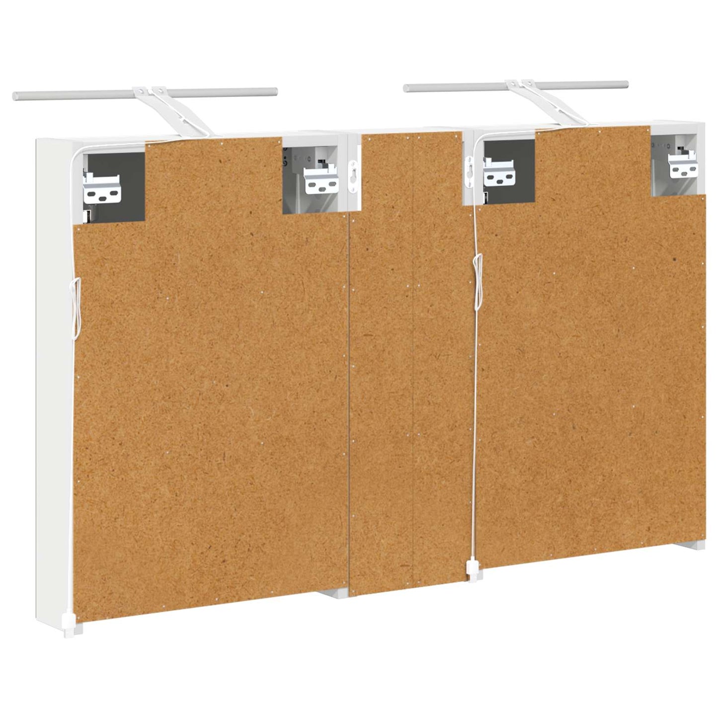 Bathroom Cabinet Set 3 pcs 100 x 10.5 x 60.5 cm Engineered wood