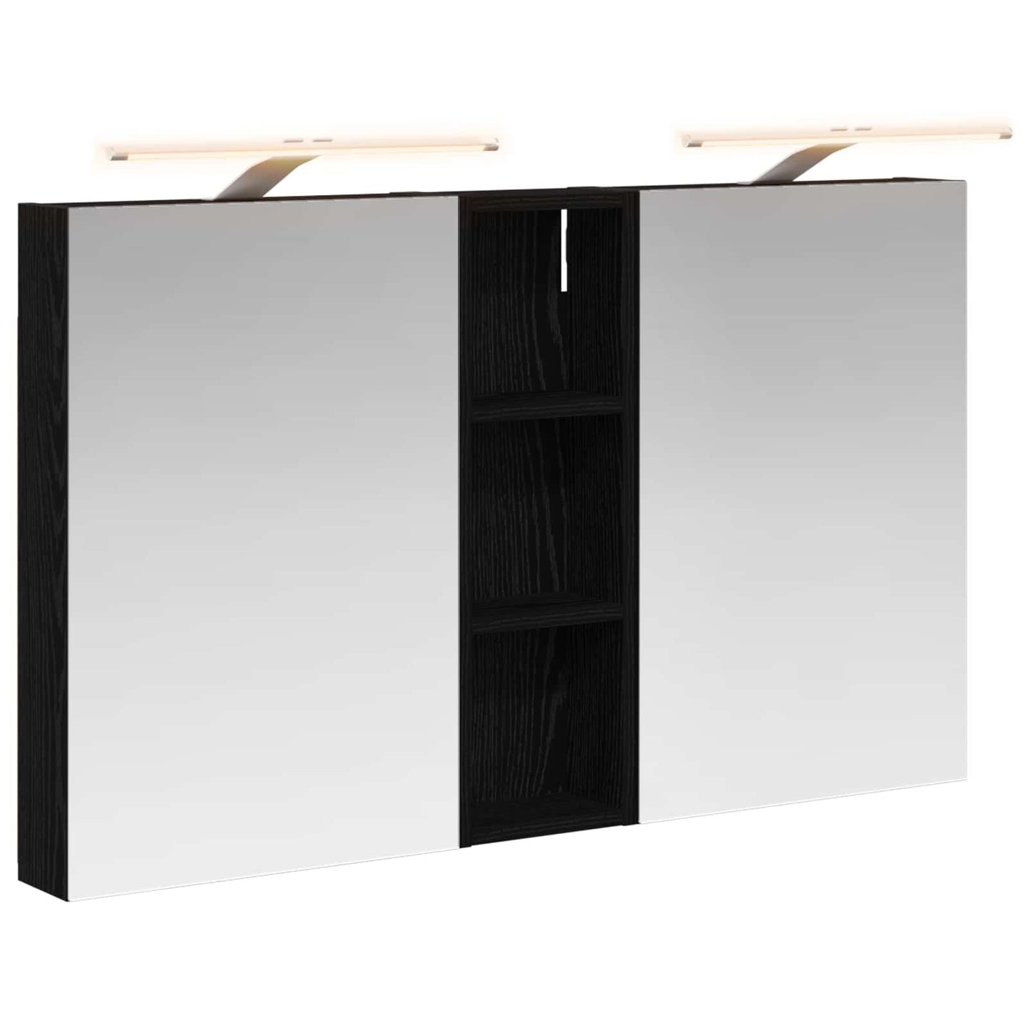 Bathroom Cabinet Set 3 pcs 100 x 10.5 x 60.5 cm Engineered wood