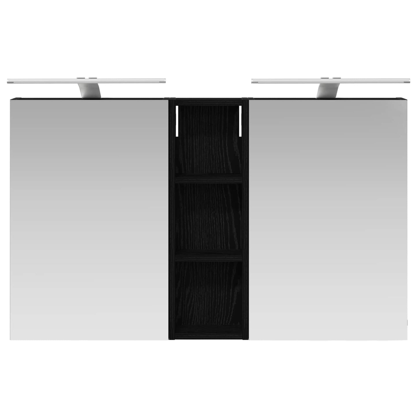 Bathroom Cabinet Set 3 pcs 100 x 10.5 x 60.5 cm Engineered wood
