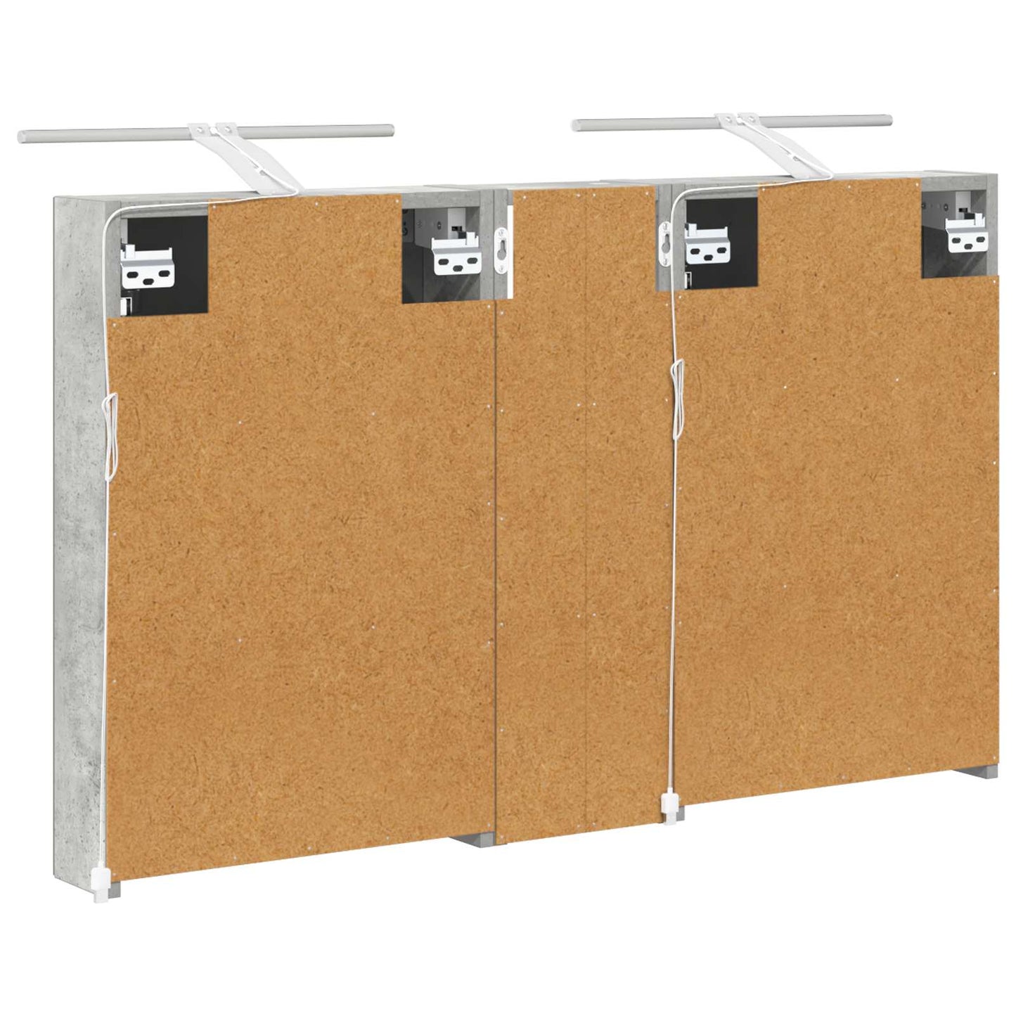 Bathroom Cabinet Set 3 pcs 100 x 10.5 x 60.5 cm Engineered wood