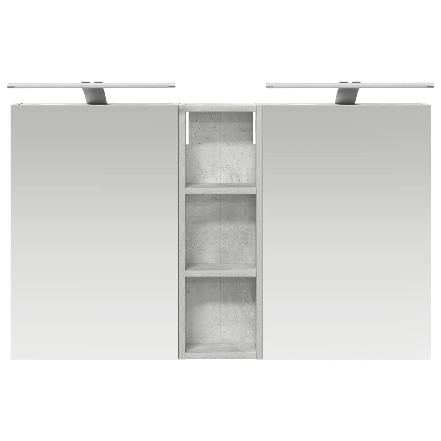 Bathroom Cabinet Set 3 pcs 100 x 10.5 x 60.5 cm Engineered wood