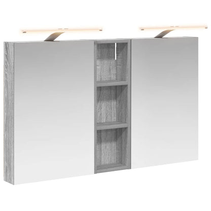 Bathroom Cabinet Set 3 pcs 100 x 10.5 x 60.5 cm Engineered wood