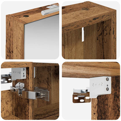 Bathroom Cabinet Set 3 pcs 100 x 10.5 x 60.5 cm Engineered wood