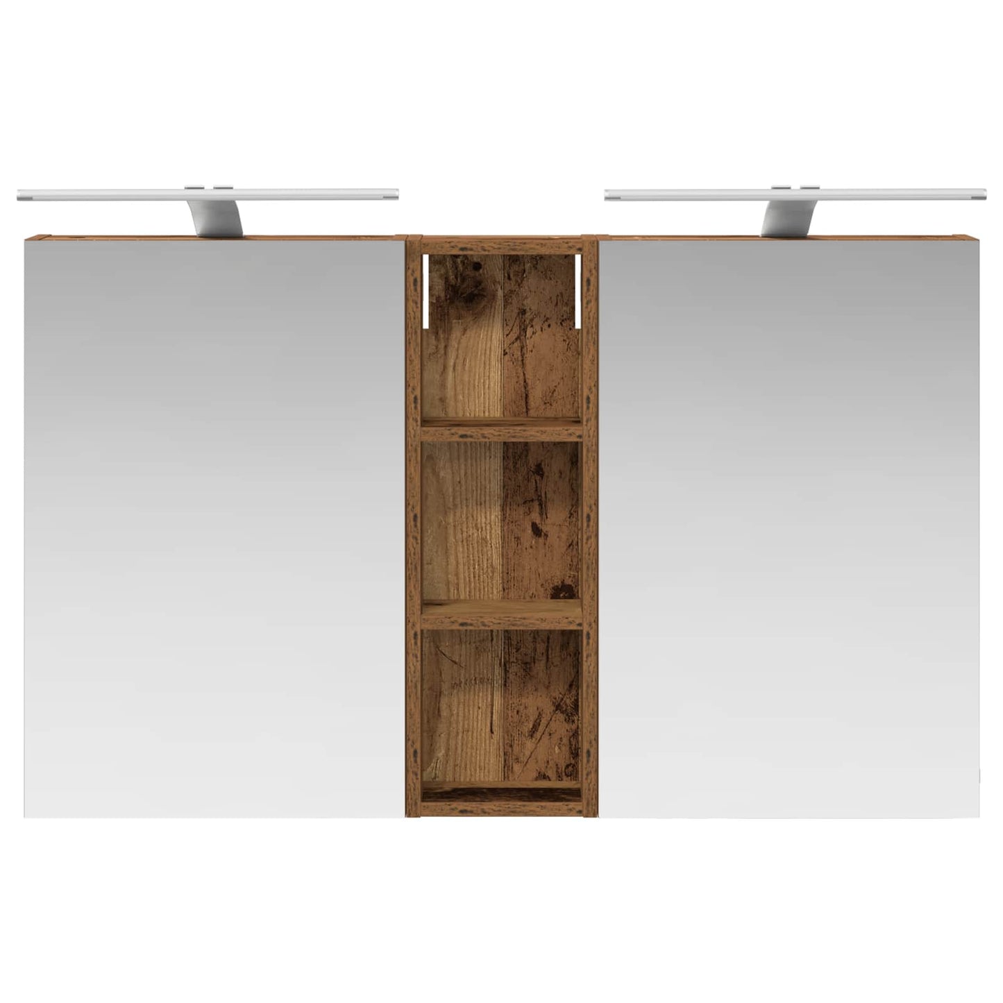 Bathroom Cabinet Set 3 pcs 100 x 10.5 x 60.5 cm Engineered wood