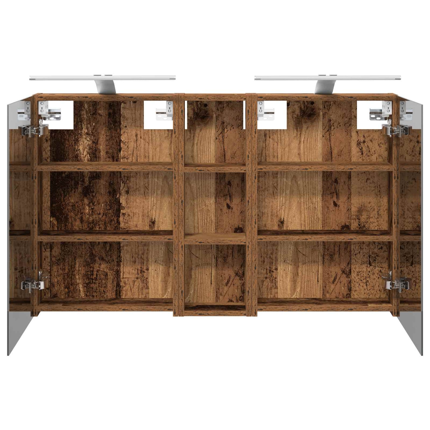 Bathroom Cabinet Set 3 pcs 100 x 10.5 x 60.5 cm Engineered wood