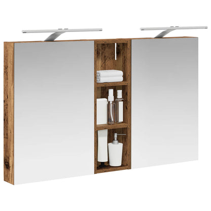 Bathroom Cabinet Set 3 pcs 100 x 10.5 x 60.5 cm Engineered wood