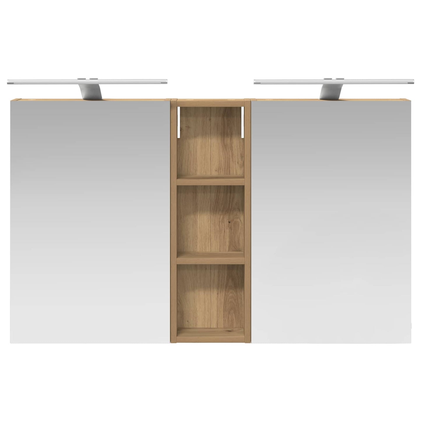 Bathroom Cabinet Set 3 pcs 100 x 10.5 x 60.5 cm Engineered wood