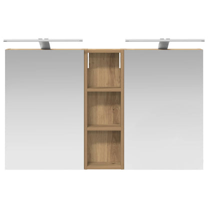 Bathroom Cabinet Set 3 pcs 100 x 10.5 x 60.5 cm Engineered wood