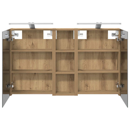 Bathroom Cabinet Set 3 pcs 100 x 10.5 x 60.5 cm Engineered wood
