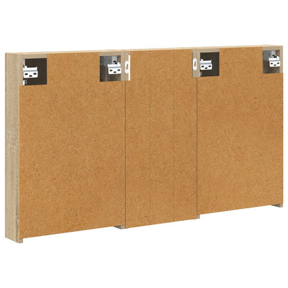 Bathroom Cabinet Set 3 pcs 110 x 10.5 x 60.5 cm Engineered wood