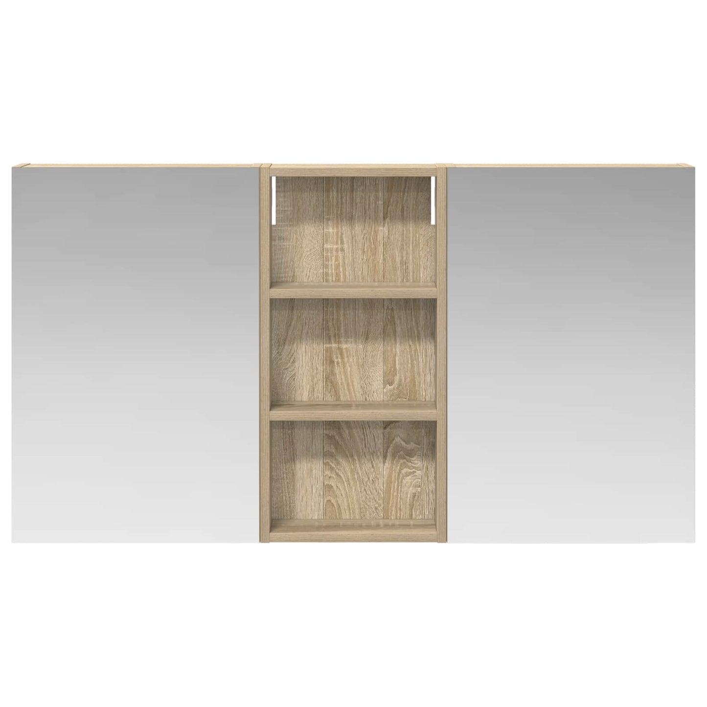 Bathroom Cabinet Set 3 pcs 110 x 10.5 x 60.5 cm Engineered wood