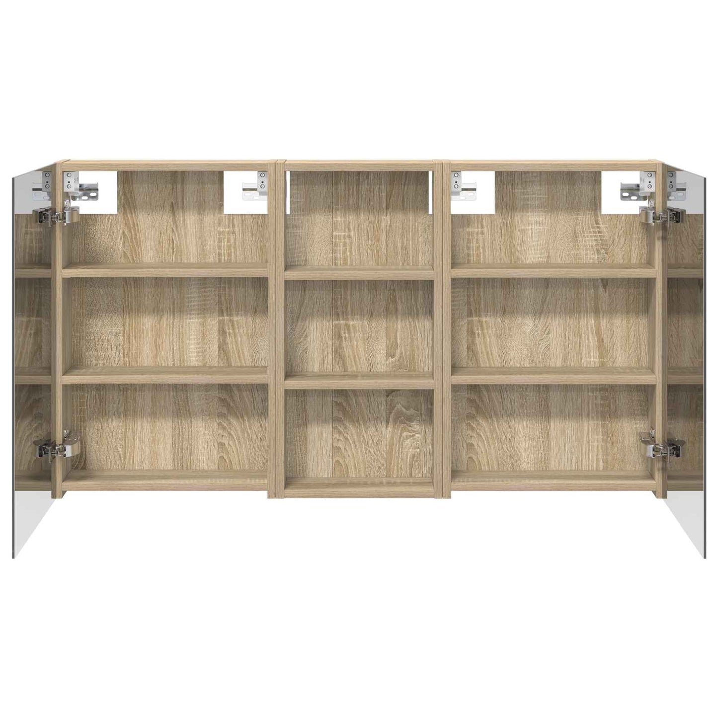 Bathroom Cabinet Set 3 pcs 110 x 10.5 x 60.5 cm Engineered wood