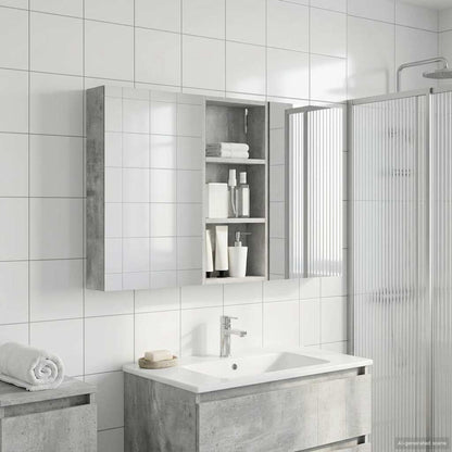 Bathroom Cabinet Set 3 pcs 110 x 10.5 x 60.5 cm Engineered wood