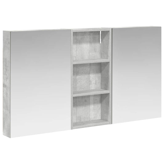 Bathroom Cabinet Set 3 pcs 110 x 10.5 x 60.5 cm Engineered wood
