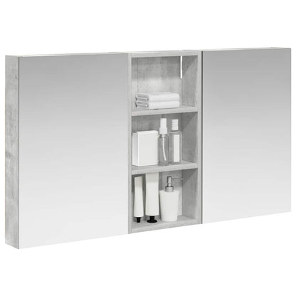 Bathroom Cabinet Set 3 pcs 110 x 10.5 x 60.5 cm Engineered wood