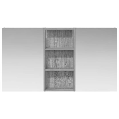 Bathroom Cabinet Set 3 pcs 110 x 10.5 x 60.5 cm Engineered wood