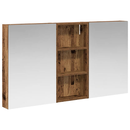 Bathroom Cabinet Set 3 pcs 110 x 10.5 x 60.5 cm Engineered wood
