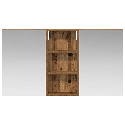 Bathroom Cabinet Set 3 pcs 110 x 10.5 x 60.5 cm Engineered wood