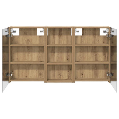 Bathroom Cabinet Set 3 pcs 110 x 10.5 x 60.5 cm Engineered wood