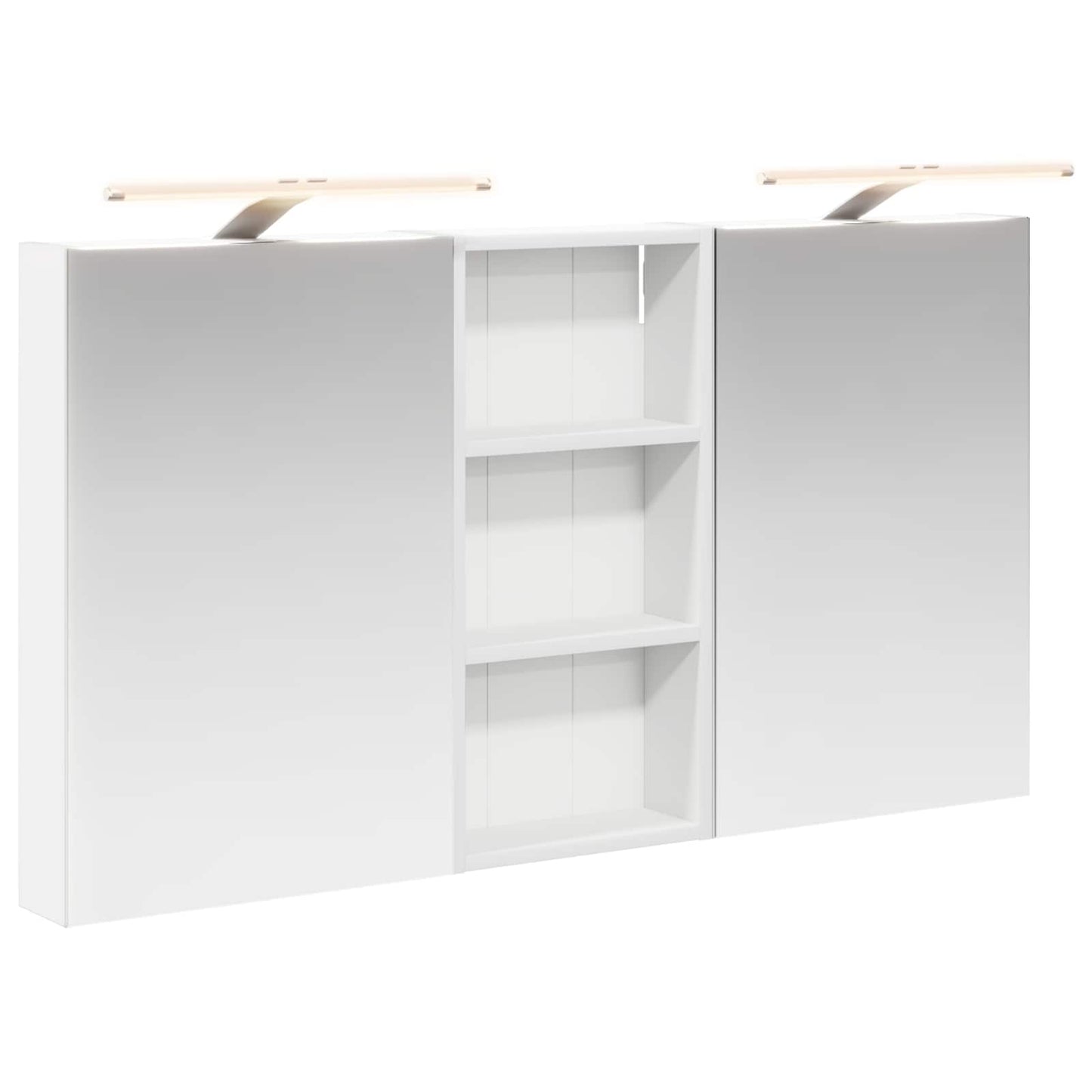 Bathroom Cabinet Set 3 pcs 110 x 10.5 x 60.5 cm Engineered wood