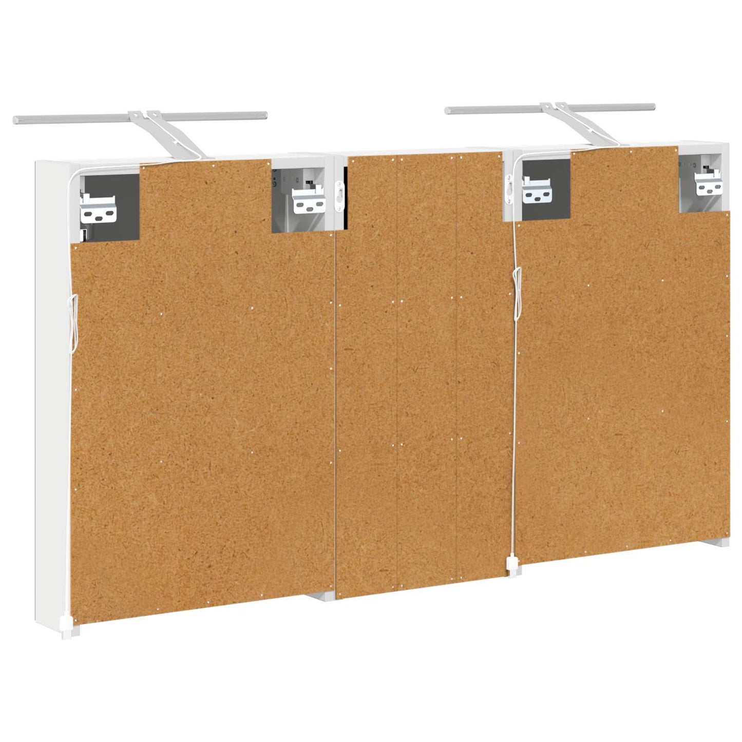 Bathroom Cabinet Set 3 pcs 110 x 10.5 x 60.5 cm Engineered wood