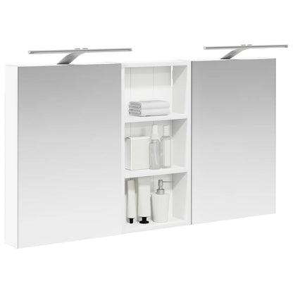 Bathroom Cabinet Set 3 pcs 110 x 10.5 x 60.5 cm Engineered wood