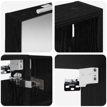 Bathroom Cabinet Set 3 pcs 110 x 10.5 x 60.5 cm Engineered wood
