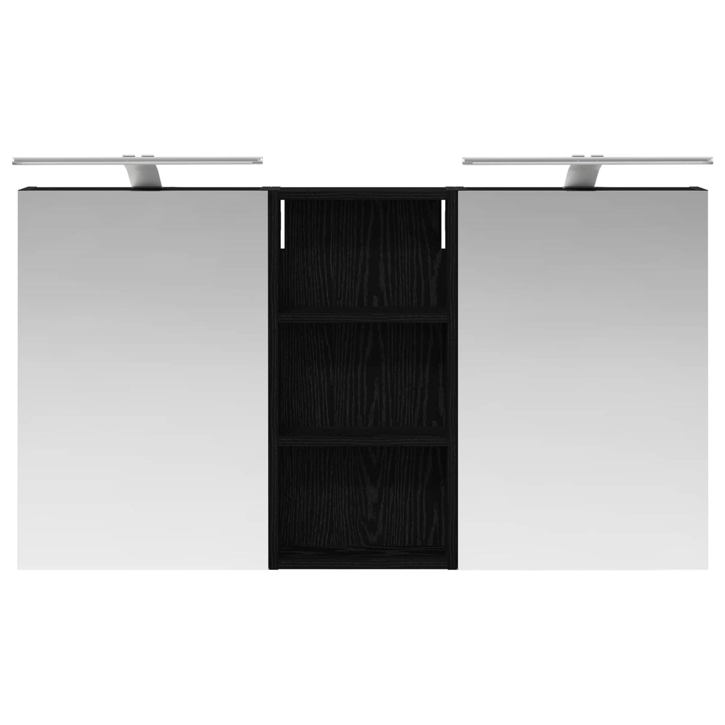 Bathroom Cabinet Set 3 pcs 110 x 10.5 x 60.5 cm Engineered wood