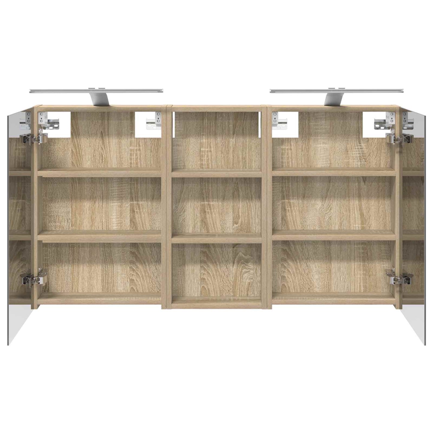 Bathroom Cabinet Set 3 pcs 110 x 10.5 x 60.5 cm Engineered wood