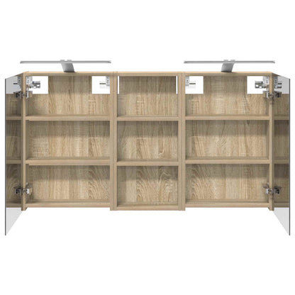 Bathroom Cabinet Set 3 pcs 110 x 10.5 x 60.5 cm Engineered wood