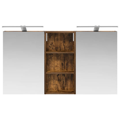 Bathroom Cabinet Set 3 pcs 110 x 10.5 x 60.5 cm Engineered wood
