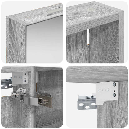 Bathroom Cabinet Set 3 pcs 110 x 10.5 x 60.5 cm Engineered wood