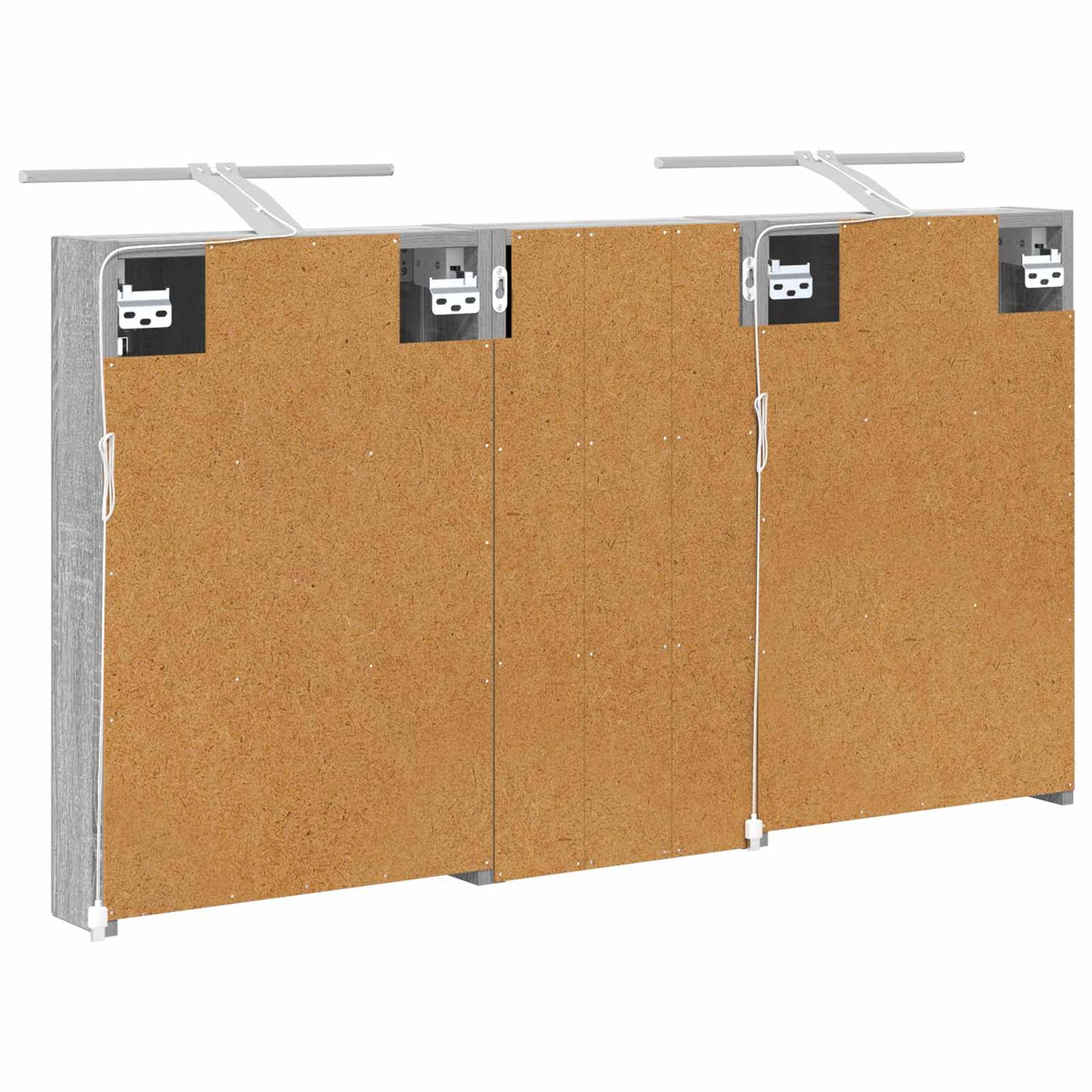 Bathroom Cabinet Set 3 pcs 110 x 10.5 x 60.5 cm Engineered wood