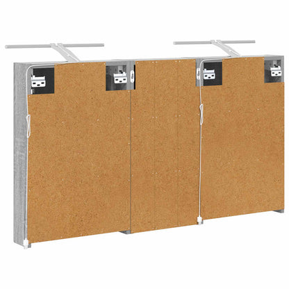 Bathroom Cabinet Set 3 pcs 110 x 10.5 x 60.5 cm Engineered wood