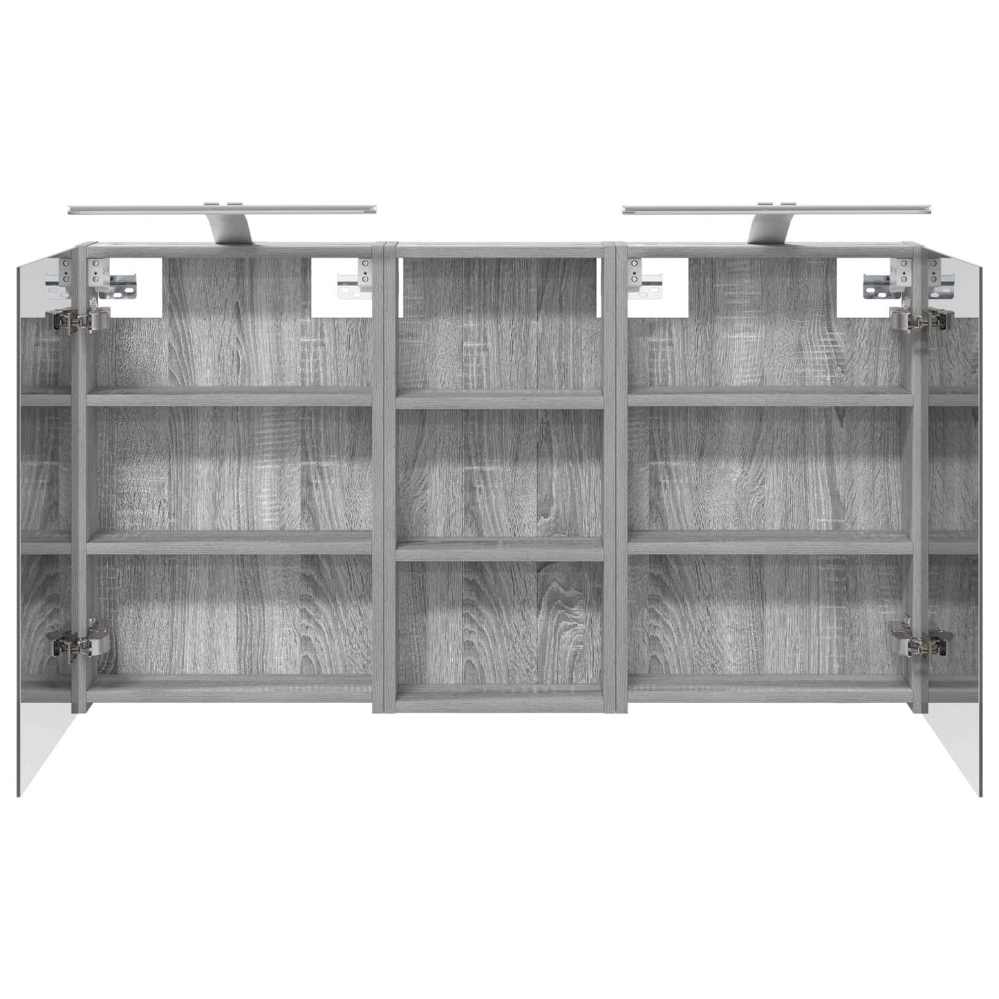 Bathroom Cabinet Set 3 pcs 110 x 10.5 x 60.5 cm Engineered wood