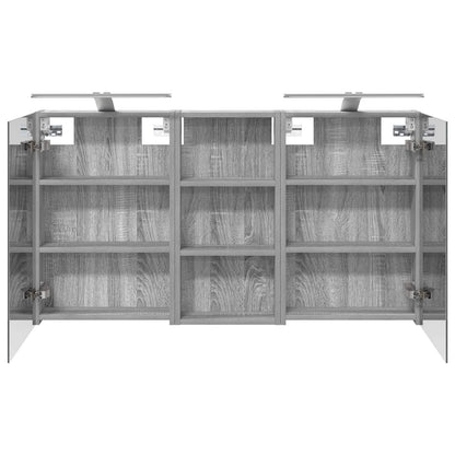 Bathroom Cabinet Set 3 pcs 110 x 10.5 x 60.5 cm Engineered wood