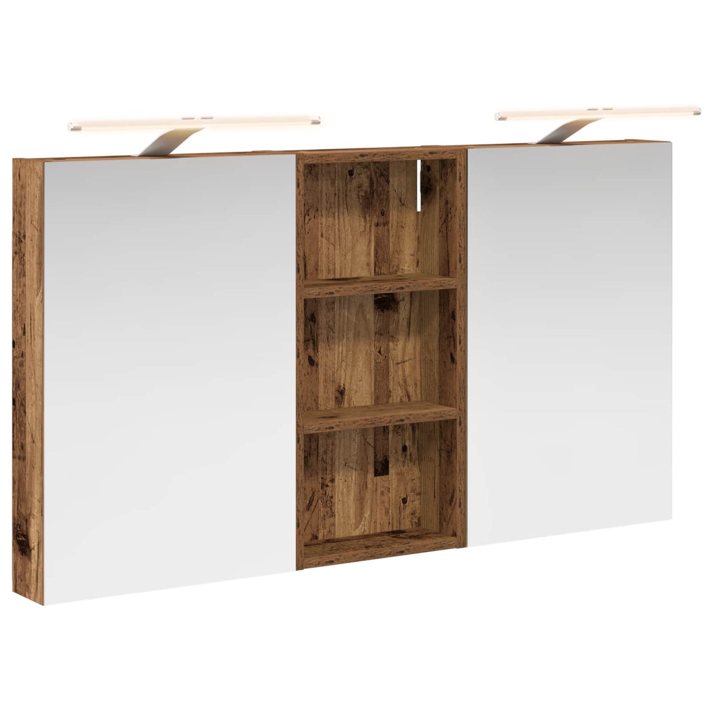 Bathroom Cabinet Set 3 pcs 110 x 10.5 x 60.5 cm Engineered wood