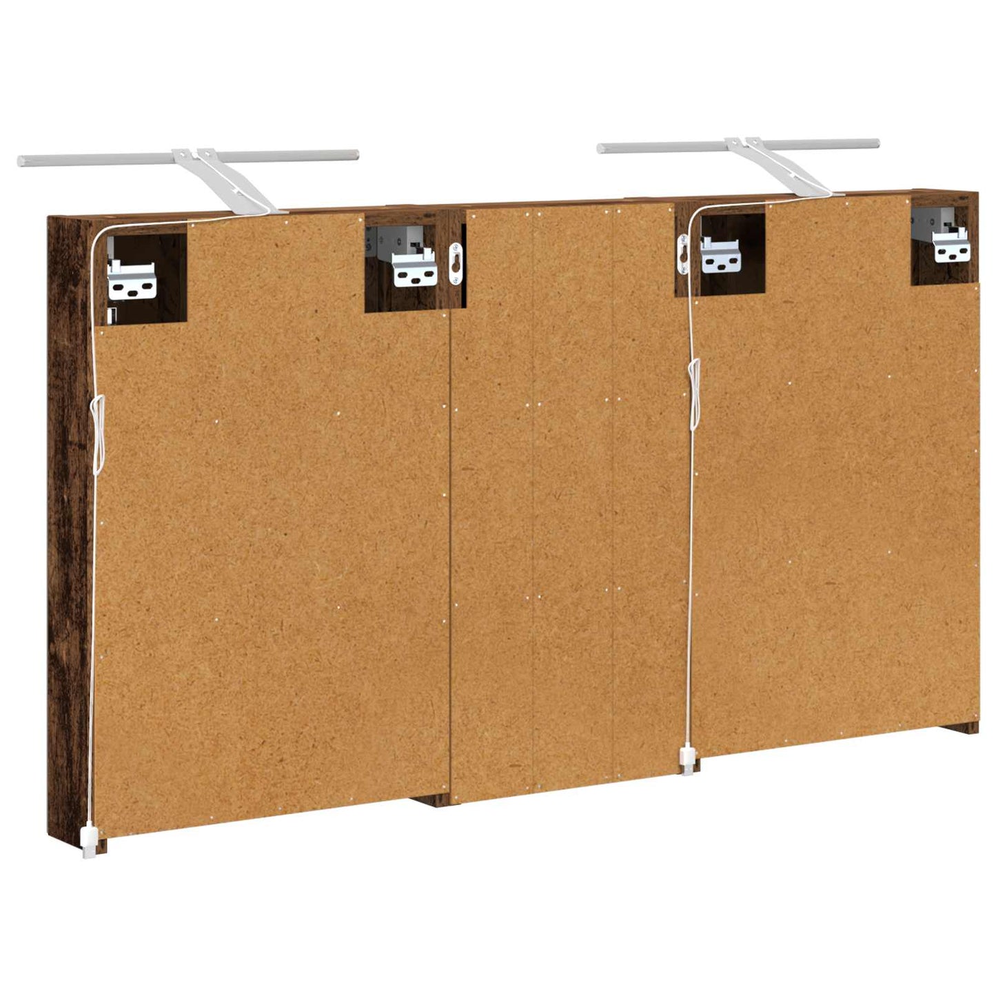 Bathroom Cabinet Set 3 pcs 110 x 10.5 x 60.5 cm Engineered wood