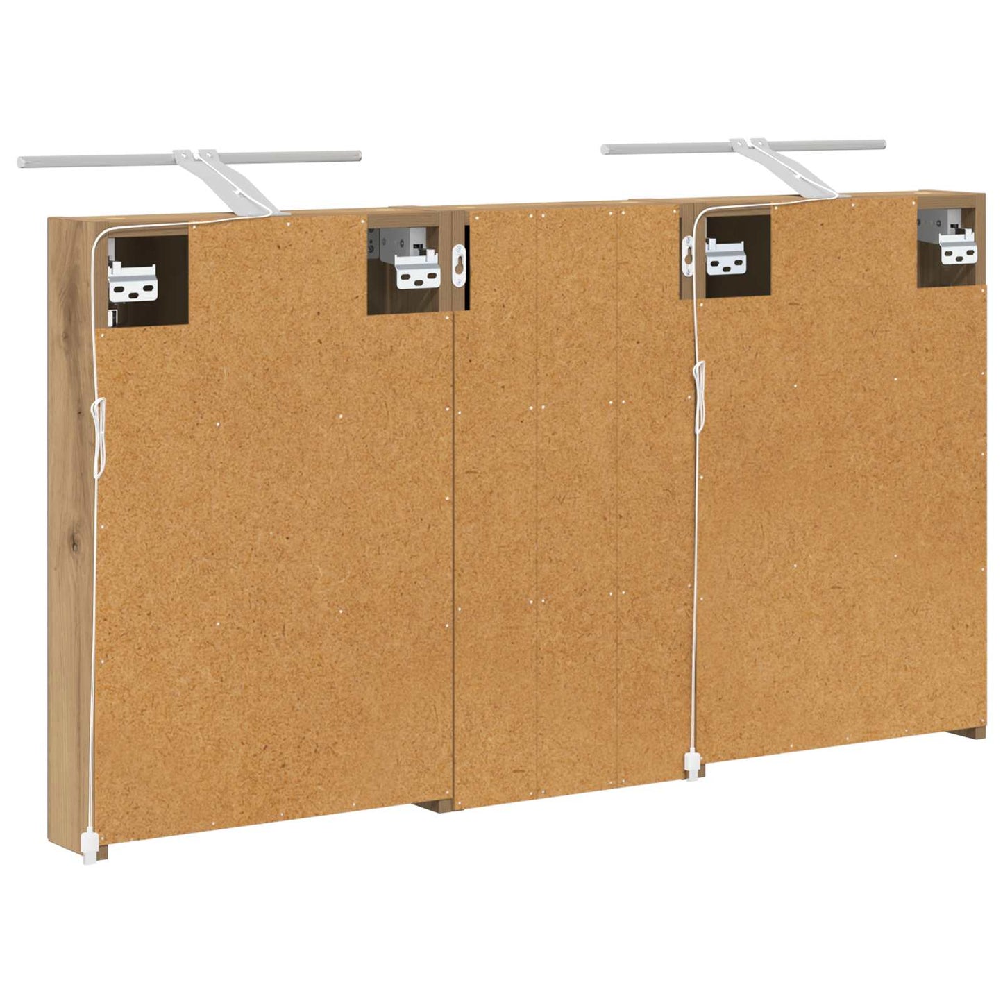 Bathroom Cabinet Set 3 pcs 110 x 10.5 x 60.5 cm Engineered wood