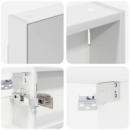 Bathroom Cabinet Set 3 pcs 120 x 10.5 x 60.5 cm Engineered wood