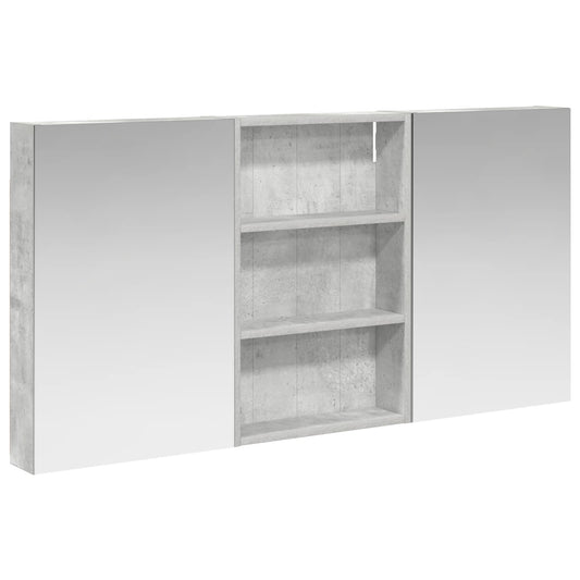 Bathroom Cabinet Set 3 pcs 120 x 10.5 x 60.5 cm Engineered wood