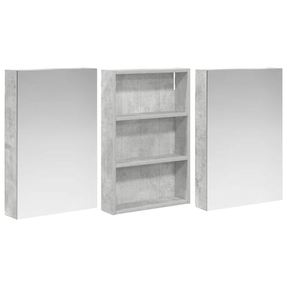 Bathroom Cabinet Set 3 pcs 120 x 10.5 x 60.5 cm Engineered wood