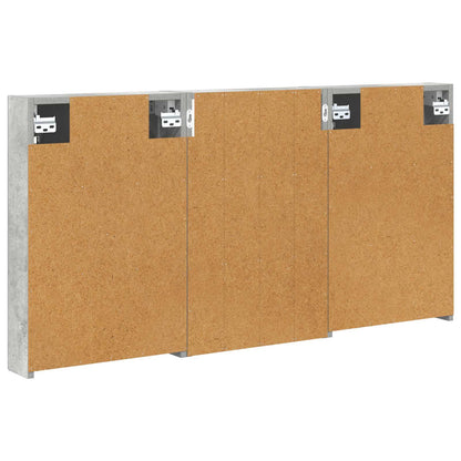 Bathroom Cabinet Set 3 pcs 120 x 10.5 x 60.5 cm Engineered wood