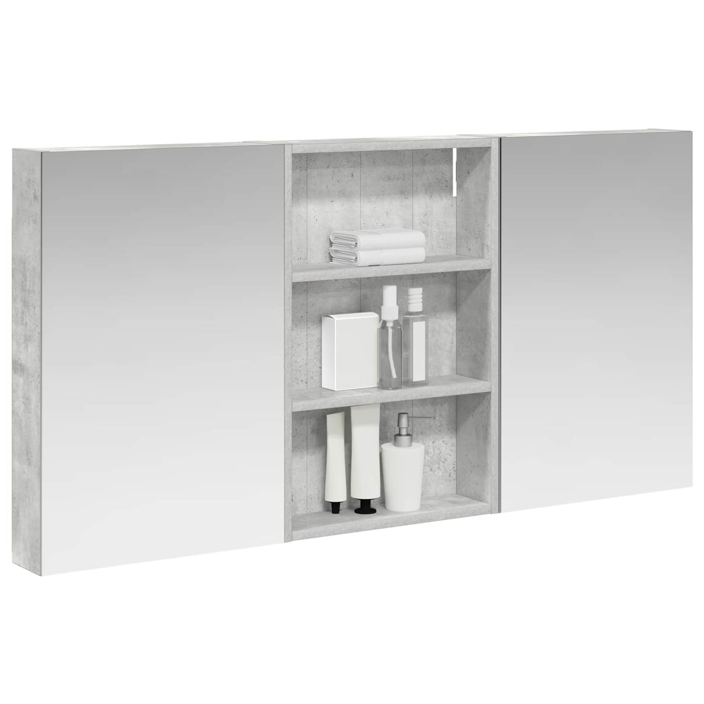 Bathroom Cabinet Set 3 pcs 120 x 10.5 x 60.5 cm Engineered wood