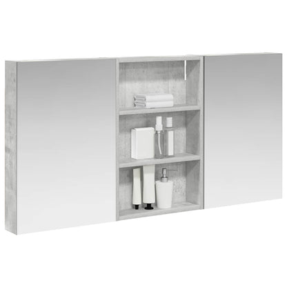 Bathroom Cabinet Set 3 pcs 120 x 10.5 x 60.5 cm Engineered wood