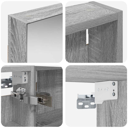 Bathroom Cabinet Set 3 pcs 120 x 10.5 x 60.5 cm Engineered wood
