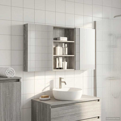 Bathroom Cabinet Set 3 pcs 120 x 10.5 x 60.5 cm Engineered wood