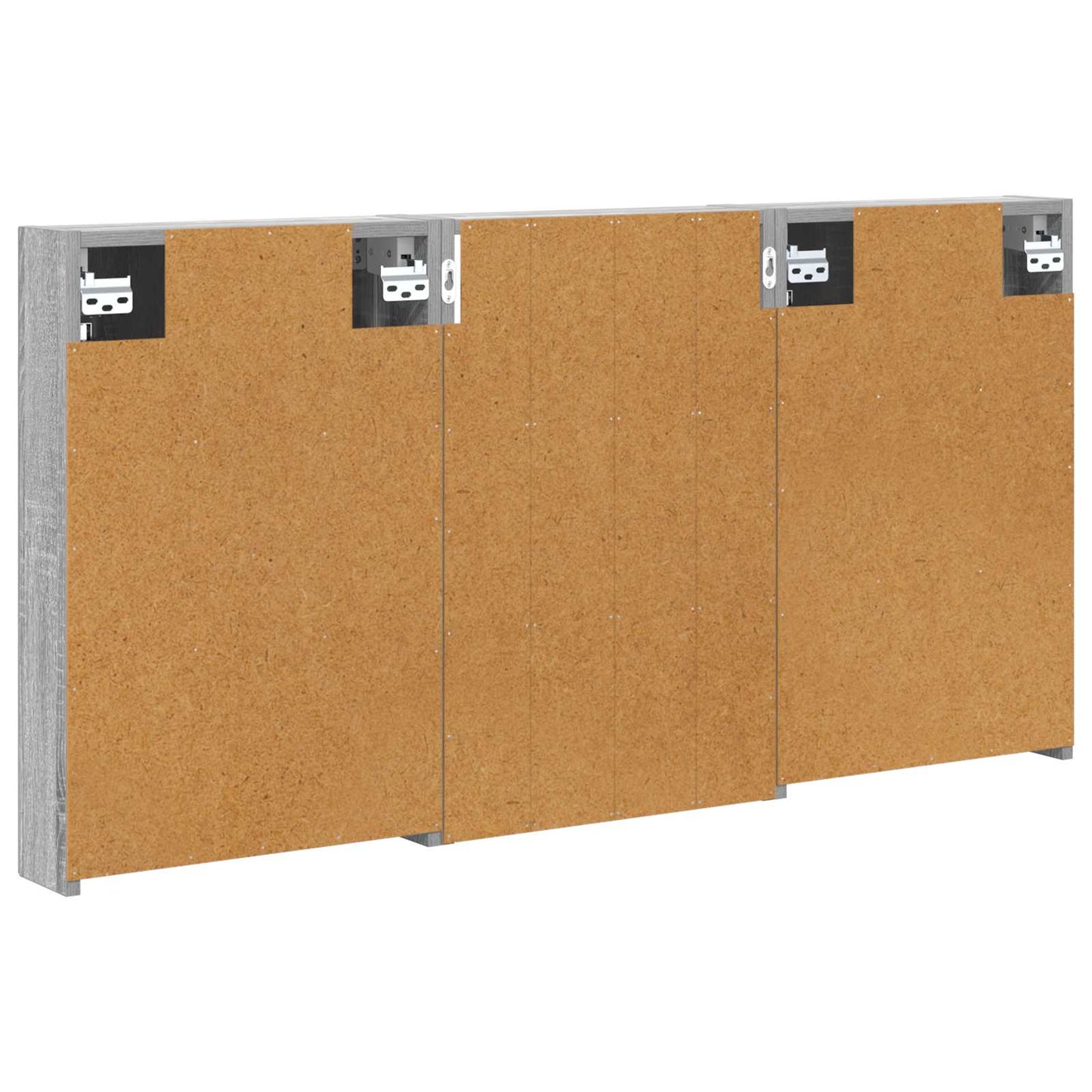 Bathroom Cabinet Set 3 pcs 120 x 10.5 x 60.5 cm Engineered wood